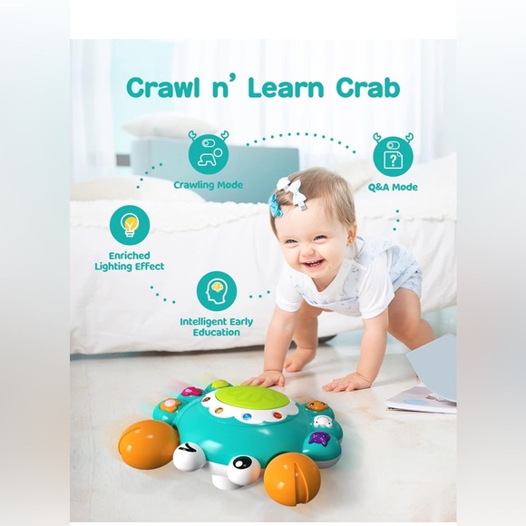 Aunt Musical Crawling Crab Baby Toy - Picture 5 of 5